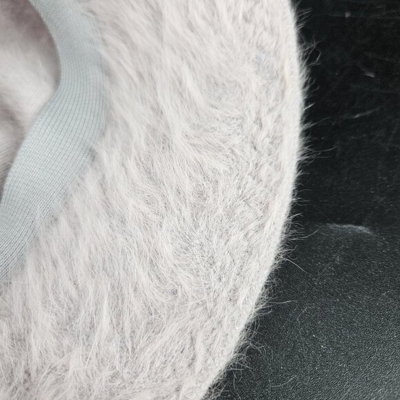 Vint Kangol Hat Bucket Cloche Fitted Womens Rabbit Angora Feather England 90s - Picture 8 of 11